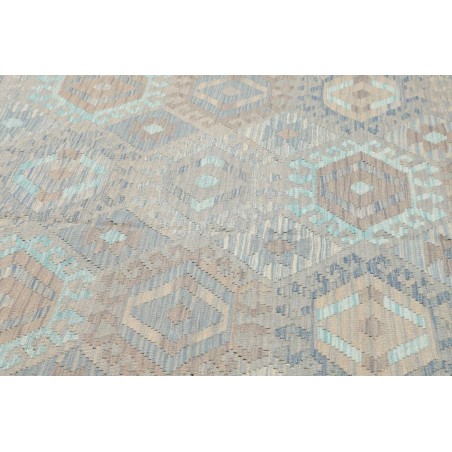 Tappeto Kilim Afghanistan azzurro 204x298