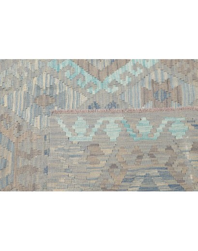 Tappeto Kilim Afghanistan azzurro 204x298