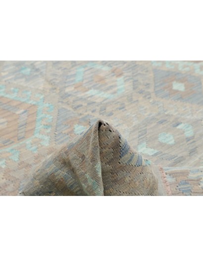 Tappeto Kilim Afghanistan azzurro 204x298