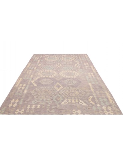 Tappeto Kilim Afghanistan beige giallo 206x288