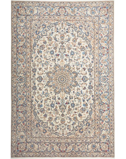 Tappeto Kashan Persia beige bianco 197x295