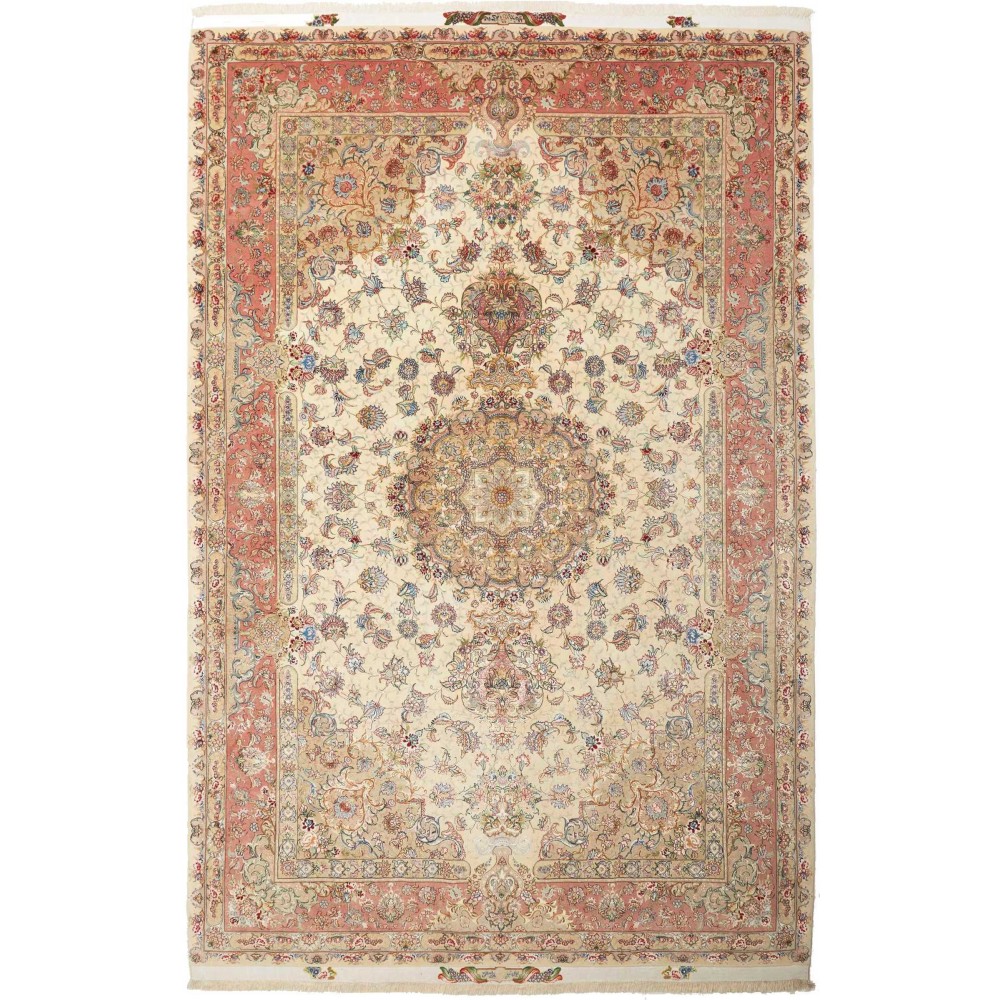 Tappeto Tabriz 70 Raj Persia marrone 207x322 Tappeto Tabriz 70 Raj Persia marrone 207x322
