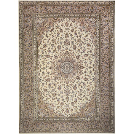 Tappeto Kashan Persia azzurro grigio 245x340
