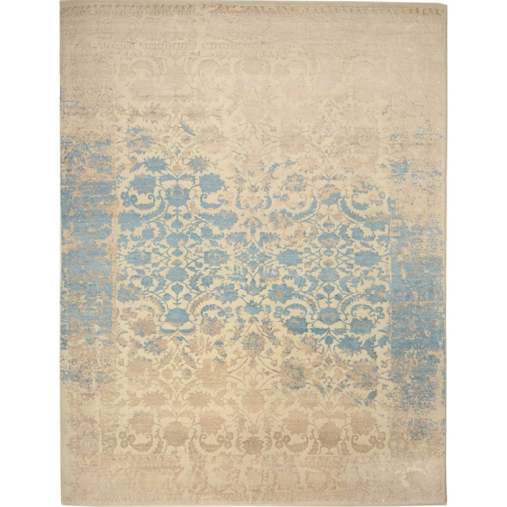 Tappeto marrone azzurro 271x359