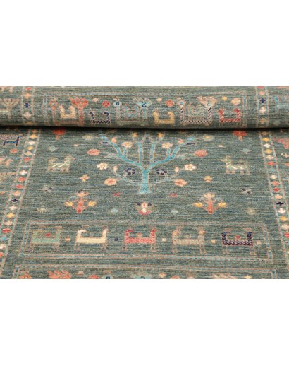 Tappeto Rubin Pakistan bianco azzurro 99x157