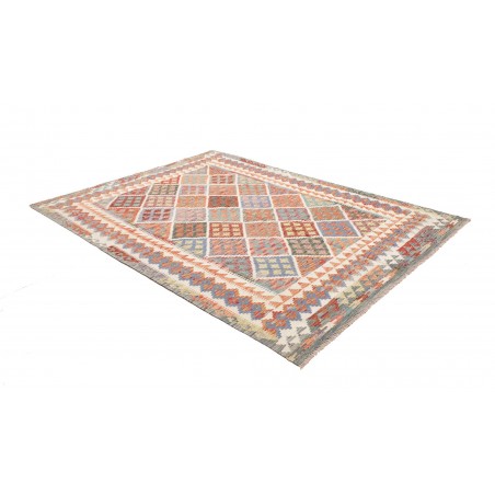 Tappeto Kilim Afghanistan marrone 197x263