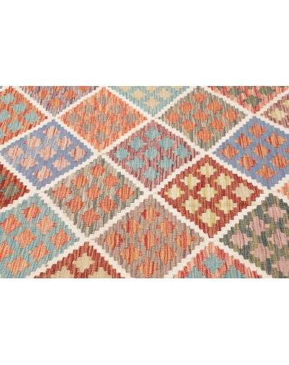 Tappeto Kilim Afghanistan marrone 197x263