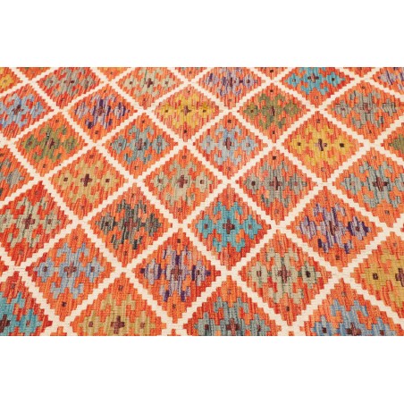 Tappeto Kilim Afghanistan arancione 201x247