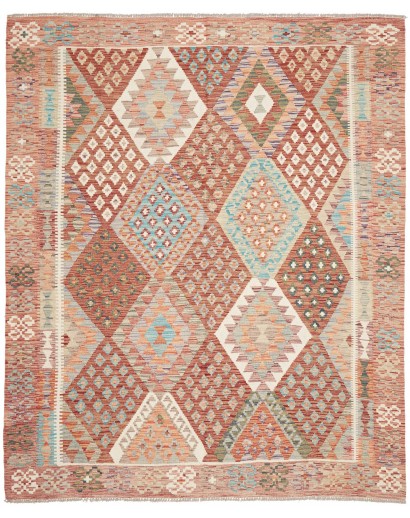 Tappeto Kilim Afghanistan marrone 205x244