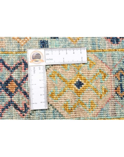 Tappeto Tribal Pakistan azzurro bianco 77x291