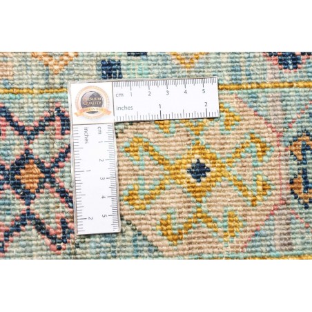 Tappeto Tribal Pakistan azzurro bianco 77x291