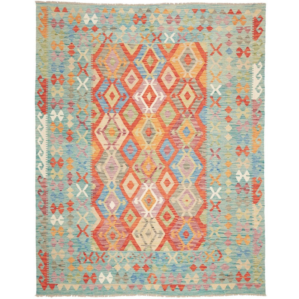 Tappeto Kilim Afghanistan marrone beige 201x250