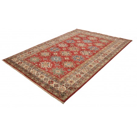 Tappeto Kazak Fine Pakistan marrone grigio 188x264
