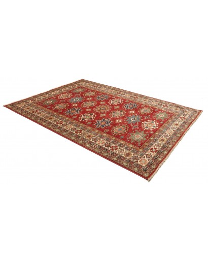 Tappeto Kazak Fine Pakistan marrone grigio 188x264