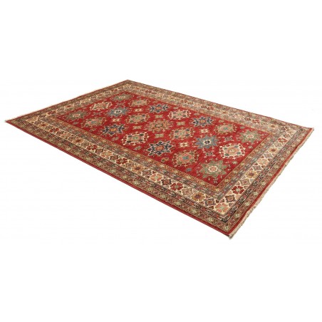 Tappeto Kazak Fine Pakistan marrone grigio 188x264