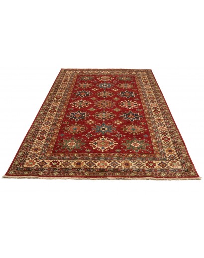 Tappeto Kazak Fine Pakistan marrone grigio 188x264
