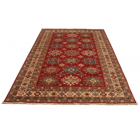 Tappeto Kazak Fine Pakistan marrone grigio 188x264