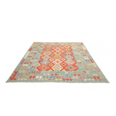 Tappeto Kilim Afghanistan marrone beige 201x250