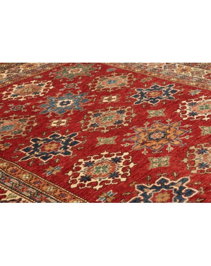 Tappeto Kazak Fine Pakistan marrone grigio 188x264