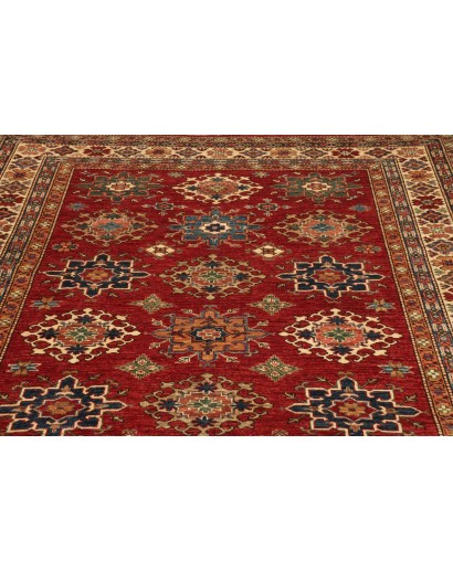 Tappeto Kazak Fine Pakistan marrone grigio 188x264
