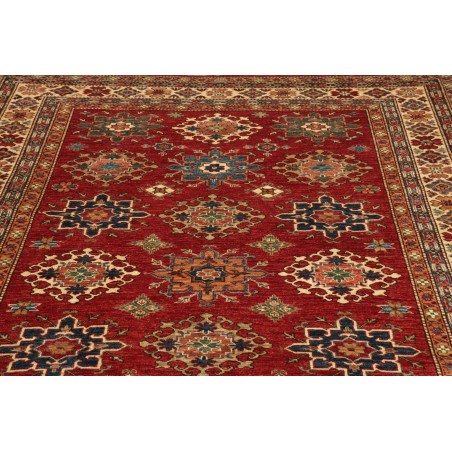 Tappeto Kazak Fine Pakistan marrone grigio 188x264