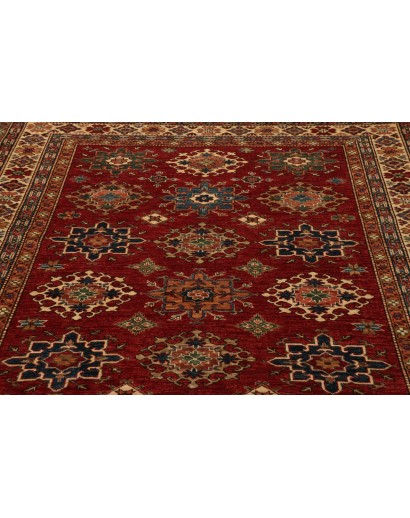 Tappeto Kazak Fine Pakistan marrone grigio 188x264
