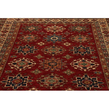 Tappeto Kazak Fine Pakistan marrone grigio 188x264