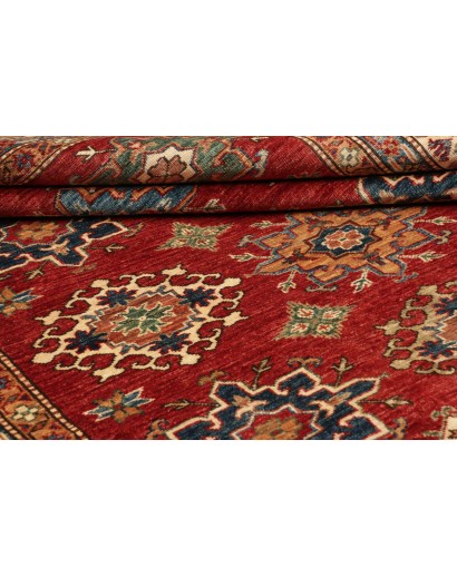 Tappeto Kazak Fine Pakistan marrone grigio 188x264