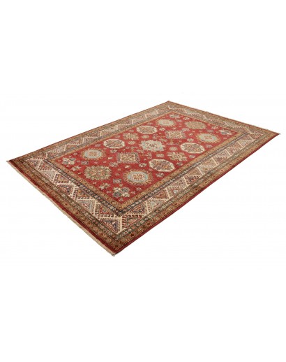 Tappeto Kazak Fine Pakistan marrone grigio 172x246