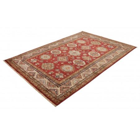 Tappeto Kazak Fine Pakistan marrone grigio 172x246