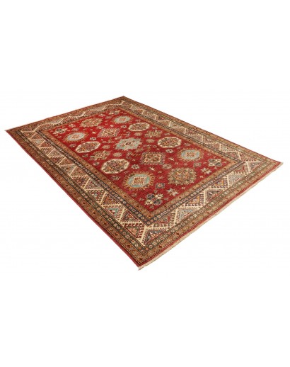 Tappeto Kazak Fine Pakistan marrone grigio 172x246