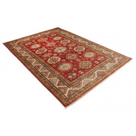Tappeto Kazak Fine Pakistan marrone grigio 172x246