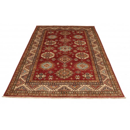 Tappeto Kazak Fine Pakistan marrone grigio 172x246