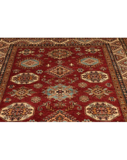 Tappeto Kazak Fine Pakistan marrone grigio 172x246