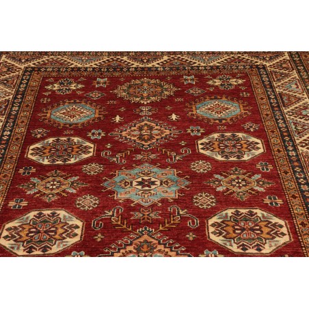Tappeto Kazak Fine Pakistan marrone grigio 172x246