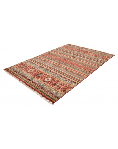 Tappeto Samarkand Pakistan marrone grigio 175x251