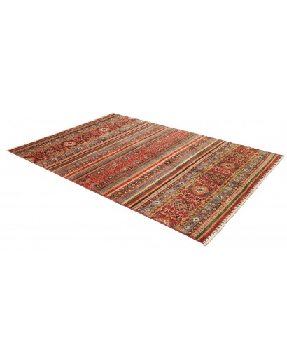 Tappeto Samarkand Pakistan marrone grigio 175x251
