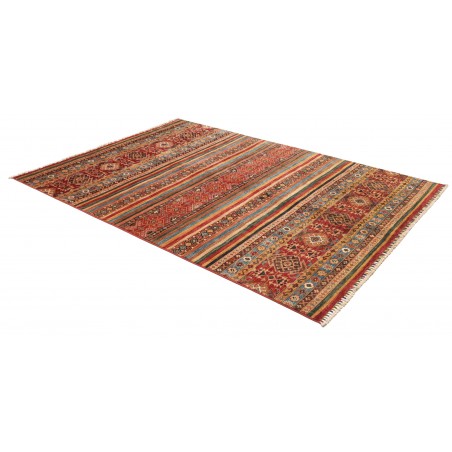 Tappeto Samarkand Pakistan marrone grigio 175x251