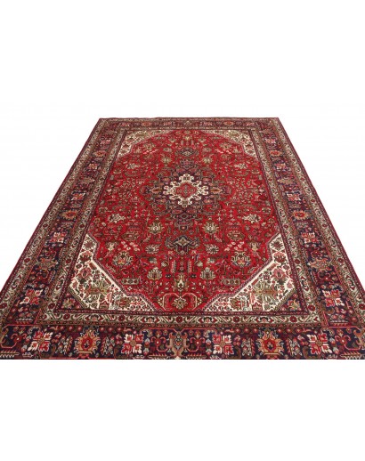 Tappeto Tabriz Persia marrone grigio 204x304