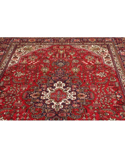 Tappeto Tabriz Persia marrone grigio 204x304