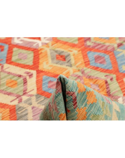 Tappeto Kilim Afghanistan marrone beige 201x250