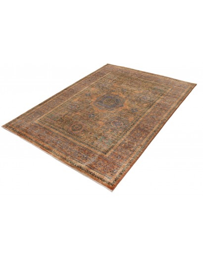 Tappeto Mamlouk Pakistan marrone grigio 146x200