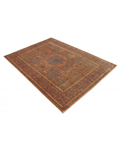 Tappeto Mamlouk Pakistan marrone grigio 146x200