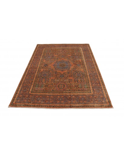 Tappeto Mamlouk Pakistan marrone grigio 146x200