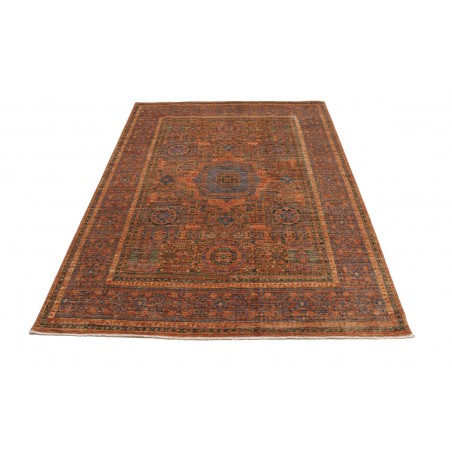 Tappeto Mamlouk Pakistan marrone grigio 146x200