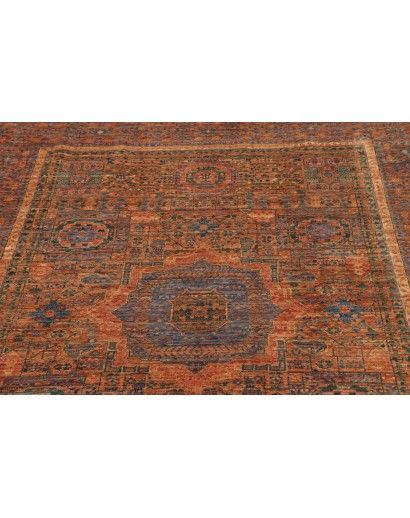 Tappeto Mamlouk Pakistan marrone grigio 146x200