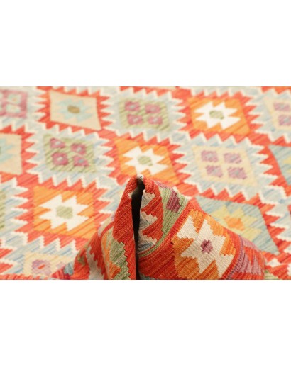 Tappeto Kilim Afghanistan marrone bianco 211x257