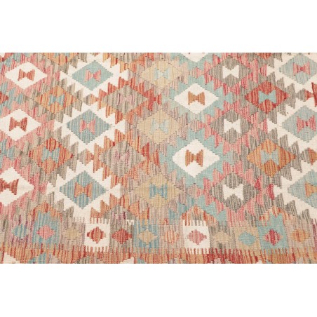 Tappeto Kilim Afghanistan marrone rosso 199x255