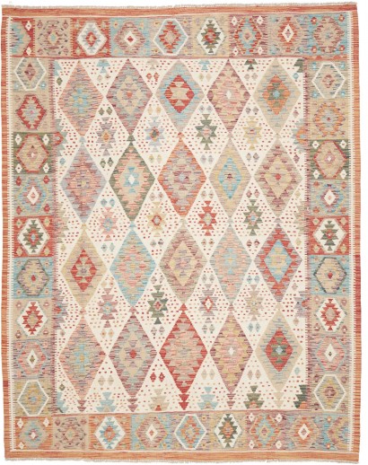 Tappeto Kilim Afghanistan marrone 201x250