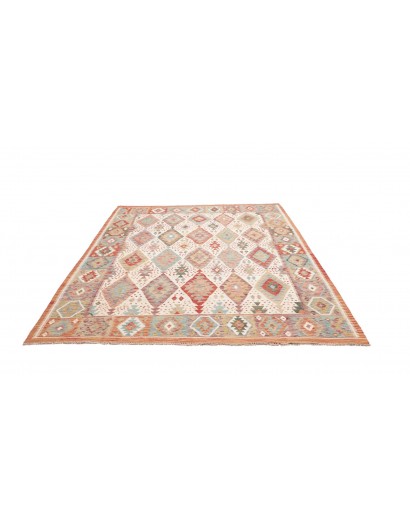 Tappeto Kilim Afghanistan marrone 201x250